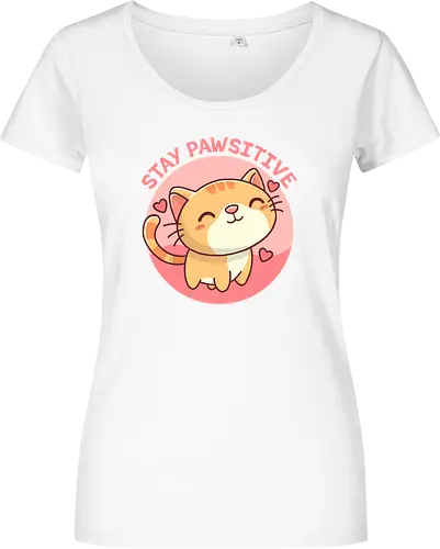 Stay pawsitive cat