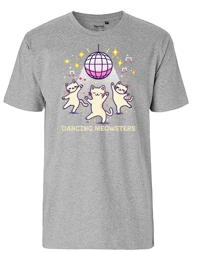 Dancing Meowsters - dance, Tanzen, katze - Fairtrade T-Shirt