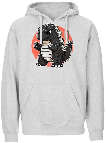 Little Kaiju - kaiju, monster, japan - Fairtrade Hoodie