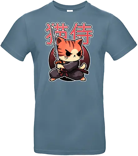 Samurai Kitty - samurai, kitty, cat - Standard T-Shirt