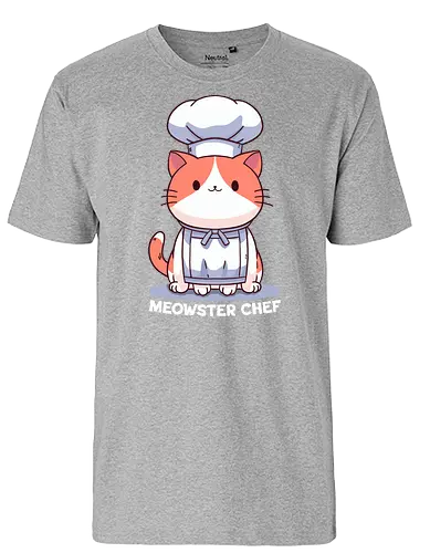 Meowster Chef - cat, katze, chef, Koch - Fairtrade T-Shirt