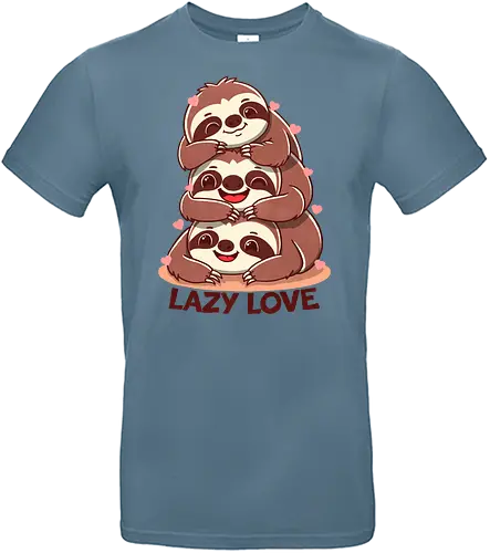 Lazy Love Sloths - lazy, faul, sloth, faultier - Standard T-Shirt