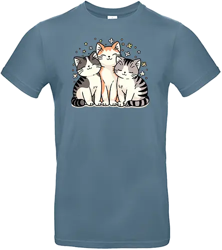 Purrfect Trio - cat, katze, cute - Standard T-Shirt