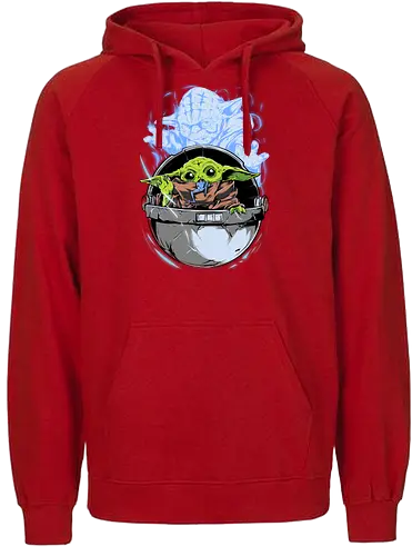 Between the past and the future - space opera, alien, bounty hunter - Fairtrade Hoodie