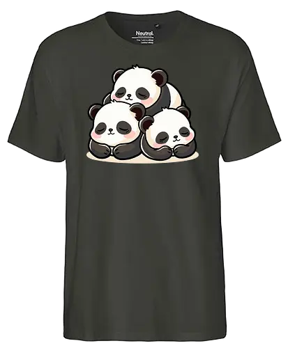 Panda Pals - panda, cute - Fairtrade T-Shirt