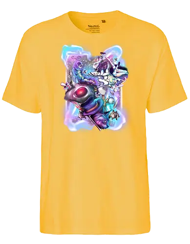 Enchanted World - alice, wunderland, wonderland, grinsekatze, lewis carroll - Fairtrade T-Shirt