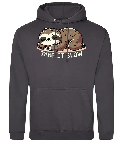 Take it slow - faultier, sloth, slow - Standard Hoodie