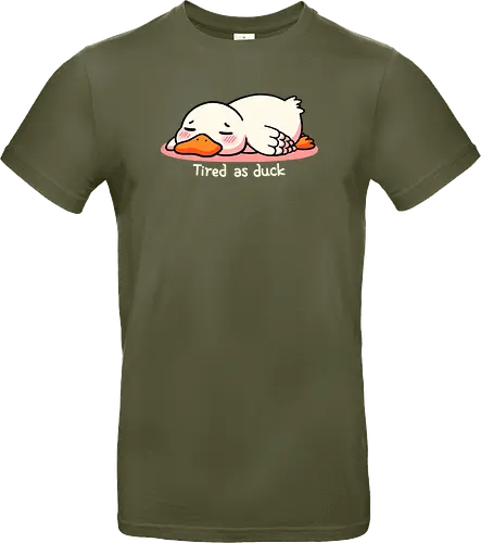 Tired as duck