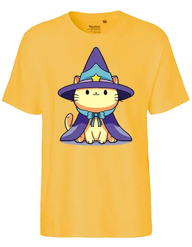 Whisker Wizardry - cat, katze, wizard, magic - Fairtrade T-Shirt