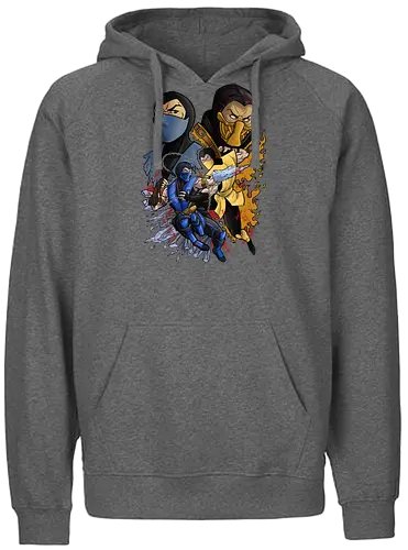 Combat - mortal, kombat, gaming, bt em up - Fairtrade Hoodie