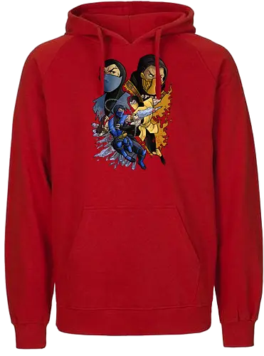 Combat - mortal, kombat, gaming, bt em up - Fairtrade Hoodie