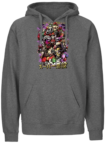 Villains Nostalgic Games - evil, villain, nostalgia, gaming, retrogames - Fairtrade Hoodie