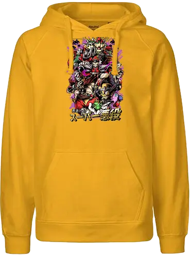 Villains Nostalgic Games - evil, villain, nostalgia, gaming, retrogames - Fairtrade Hoodie