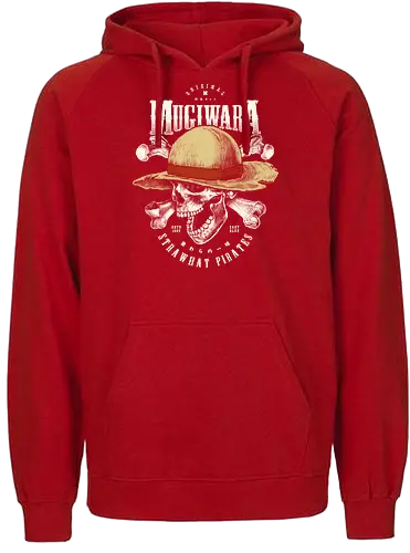 Realistic Mugiwara Jolly Roger - piece, pirate, skull, schädel - Fairtrade Hoodie