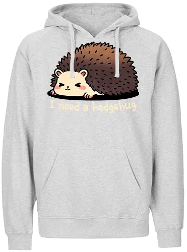 Hedgehug - igel, hug, umarmung, hedgehog - Fairtrade Hoodie