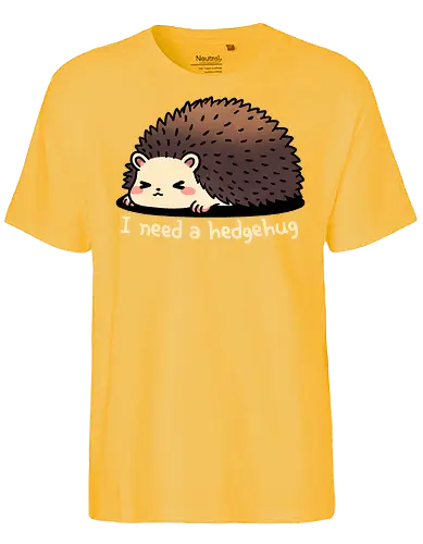 Hedgehug - igel, hug, umarmung, hedgehog - Fairtrade T-Shirt