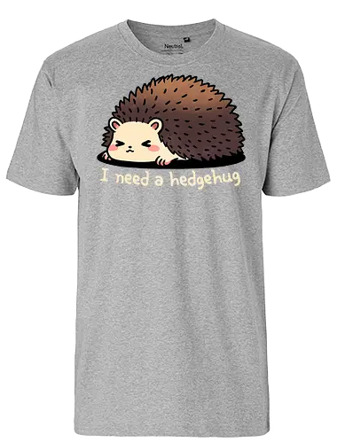 Hedgehug - igel, hug, umarmung, hedgehog - Fairtrade T-Shirt