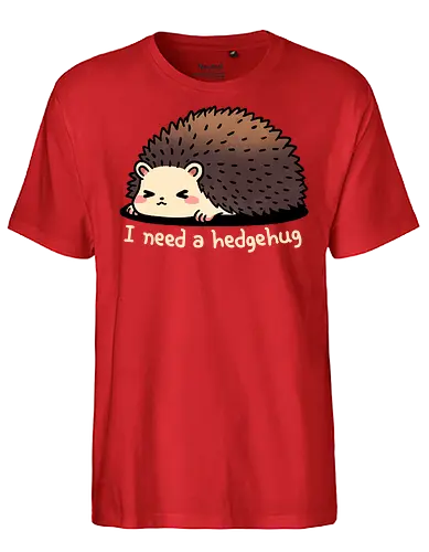 Hedgehug - igel, hug, umarmung, hedgehog - Fairtrade T-Shirt