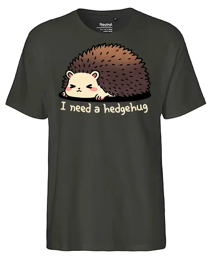 Hedgehug - igel, hug, umarmung, hedgehog - Fairtrade T-Shirt