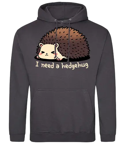 Hedgehug - igel, hug, umarmung, hedgehog - Standard Hoodie