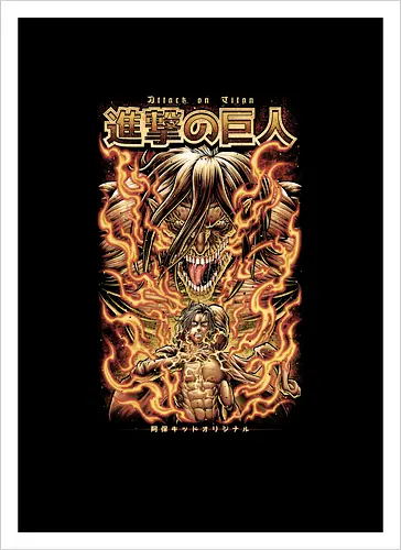 Titan Anime Metal Artwork
