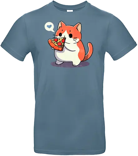Pizza Lover - cat, pizza - Standard T-Shirt