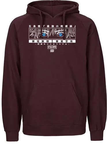Limitless Six Eyes - jujutsu, anime, manga, gojo - Fairtrade Hoodie