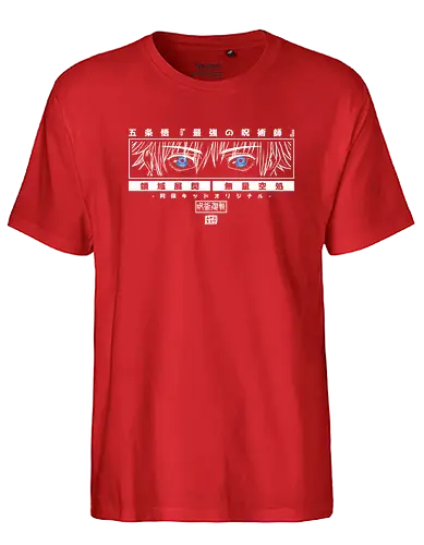 Limitless Six Eyes - jujutsu, anime, manga, gojo - Fairtrade T-Shirt