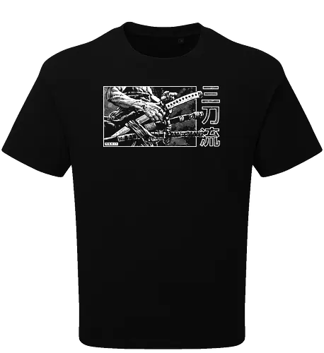 Santoryu - piece, pirate, Zoro, samurai - Oversize T-Shirt