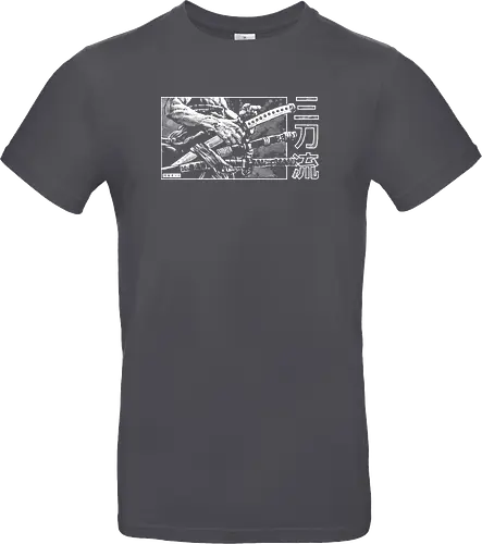 Santoryu - piece, pirate, Zoro, samurai - Standard T-Shirt