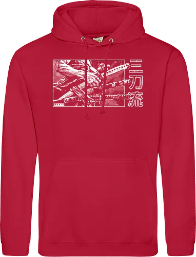 Santoryu - piece, pirate, Zoro, samurai - Standard Hoodie
