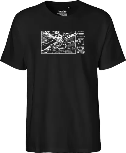 Santoryu - piece, pirate, Zoro, samurai - Fairtrade T-Shirt
