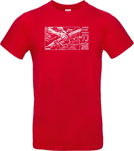 Santoryu - piece, pirate, Zoro, samurai - Standard T-Shirt