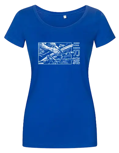 Santoryu - piece, pirate, Zoro, samurai - Damen T-Shirt