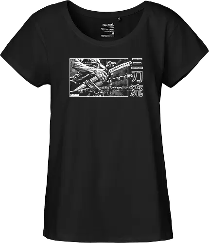 Santoryu - piece, pirate, Zoro, samurai - Fairtrade Girl Shirt