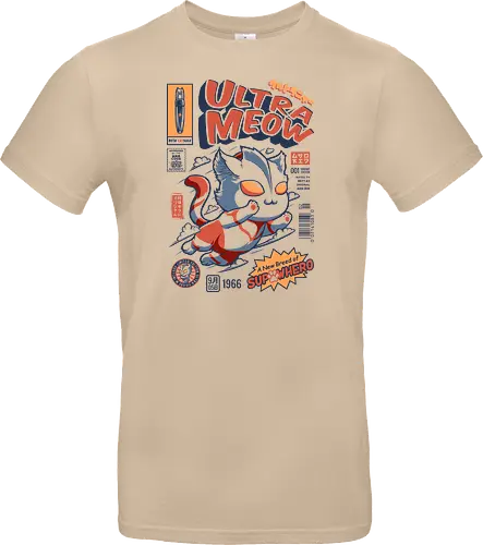 Ultrameow - ultraman, cat, katze, hero, comic - Standard T-Shirt