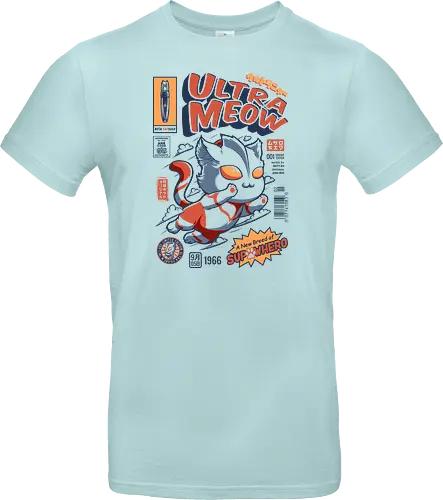 Ultrameow - ultraman, cat, katze, hero, comic - Standard T-Shirt