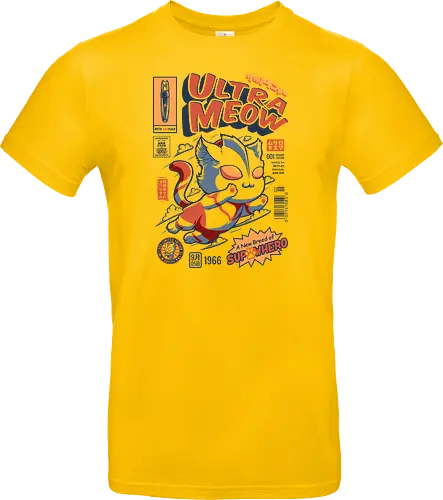 Ultrameow - ultraman, cat, katze, hero, comic - Standard T-Shirt