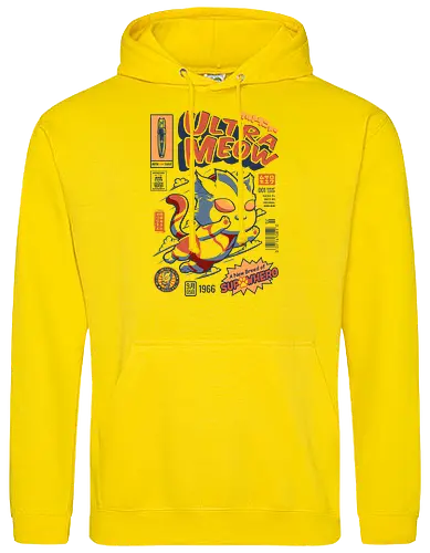 Ultrameow - ultraman, cat, katze, hero, comic - Standard Hoodie