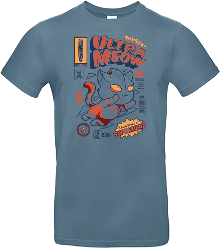 Ultrameow - ultraman, cat, katze, hero, comic - Standard T-Shirt