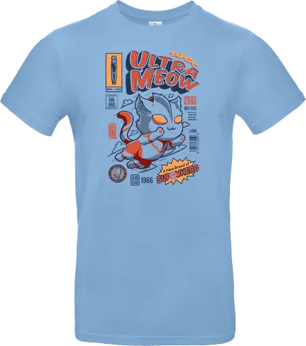 Ultrameow - ultraman, cat, katze, hero, comic - Standard T-Shirt