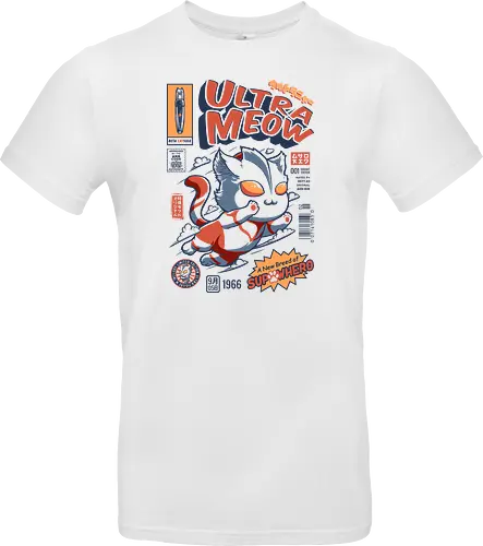 Ultrameow - ultraman, cat, katze, hero, comic - Standard T-Shirt