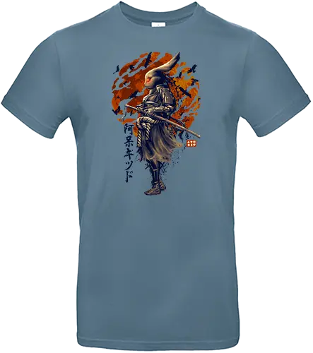 Rabbit Girl Samurai - rabbit, kaninchen, hase, samurai - Standard T-Shirt