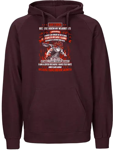 Fairy Anime Quote - fairy, Tale, anime, manga, quote - Fairtrade Hoodie