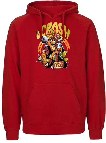 Crash in Boots - crash, cat, kitty, boots - Fairtrade Hoodie