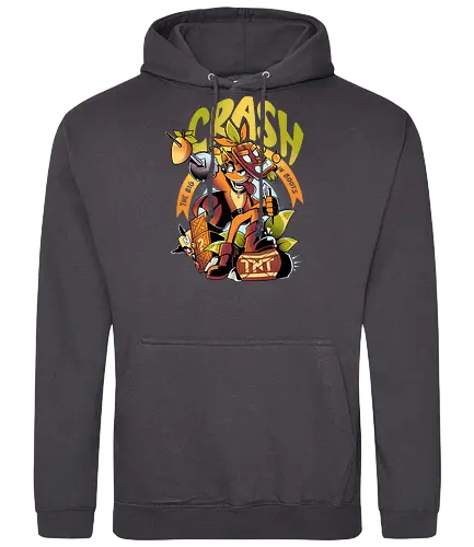 Crash in Boots - crash, cat, kitty, boots - Standard Hoodie