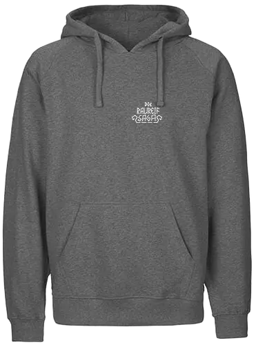 Die Raureif Saga - Schriftzug - die raureif saga, hörspiel, fantasy - Fairtrade Hoodie