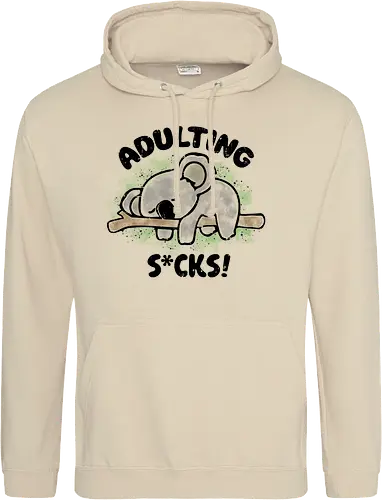 Adulting s*cks! black