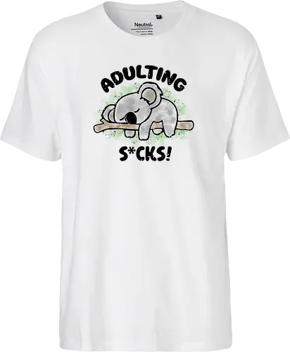 Adulting s*cks! black