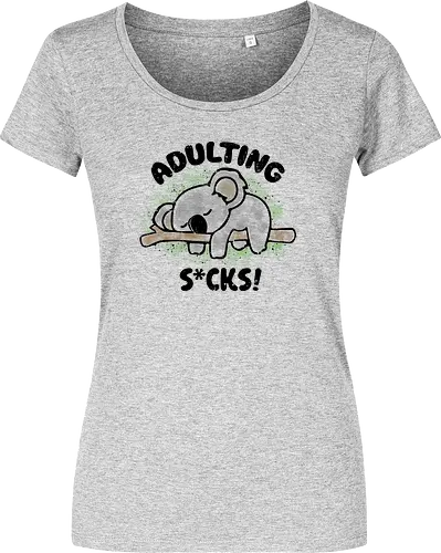 Adulting s*cks! black